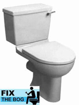 Ideal Standard White Brasilia Toilet Seat And Cover With Chrome Hinges FTB2155 5055639140837