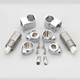 Roca Giralda Senso Hall Soft Close Toilet Seat Hinge Set Only Chrome Hinges FTB2044 8433290303865