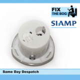 Siamp Single Flush Chrome Plated Button Pneumatic Value FTB087 5055639139428