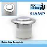 Siamp Single Flush Chrome Plated Button Pneumatic Value FTB087 5055639139428