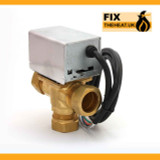 Motorised Diverter Priority Valve Actuator 3 Port 28Mm Can Replace V4043C FTB1969 5055639138704