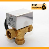 Motorised Diverter Priority Valve Actuator 3 Port 28Mm Can Replace V4043C FTB1969 5055639138704