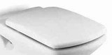 Roca Sydney Luxury Soft-Close Toilet Seat And Cover, White With Stainless Steel Hinges FTB314 5055639139213