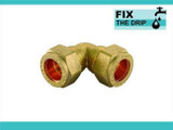 Ftd Brass Compression Equal Elbows 35Mm 90 Degree Compression FTB1609 5055639129658