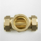 Ftd 42Mm Brass Equal Compression Tee Fitting FTB1477 5055639128682