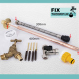 Professional Thru Wall Outside Garden Tap Kit Hozelock Water Regs Rrp 31.99 Gt2 FTB029 5055639198968