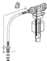 Ideal Standard Uv03767 Impuls 380 Rear Inlet Valve With Flexi FTB919 5055639103535