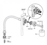 Ideal Standard SV90167 Inlet Valve Servicng Kit Uni / Quiet FTB894 5017830419037