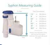 Toilet Cistern WC Syphon Rapid Diy Fit DSY9025 9.5 Inch Oblong Macdee Metro FTB417 5017134105230