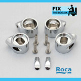 Fixthebog Diy - Fix Your Roca Frontalis Broken Toilet Seat Where The Soft Close Hinge Cap Breaks Toilet Top Cover Becomes Loose Save Plumbers Fees FTB2551 5055639198197