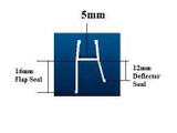 Ideal Standard Lv95667 Universal Bath Screen Seal 1M Length 16Mm Flap Fits FTB2377 5017830423621