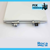 ROCA A801512004 Dama Senso and toilet seat plus cover with soft closing hinges in White FTB599 8414329488258