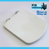 ROCA A801512004 Dama Senso and toilet seat plus cover with soft closing hinges in White FTB599 8414329488258