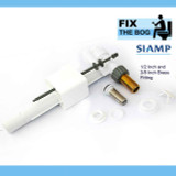 Siamp 95L 1/2 and 3/8 Brass Thread BSP Universal Side Inlet Cistern Fill Float Valve 30956510 FTB2336 5055639125605