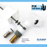 Siamp 95L 1/2 and 3/8 Brass Thread BSP Universal Side Inlet Cistern Fill Float Valve 30956510 FTB2336 5055639125605