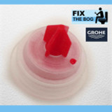 GROHE 4373300 Membrane Inlet Valve Red/Clear FTB3021 4005176159121