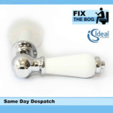 Ideal Standard E4755AA Trevi Traditional cistern lever white porcelain FTB935 5055639103696