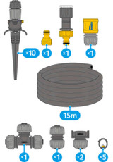 Hozelock 7023 Easy Drip Universal Watering Kit FTB5195 5010646057929