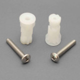 Roca Pair of Top Fix toilet Seat Screws and Bushes for Fixing Seats to Pan AI0002400R FTB2475 8433290303735