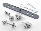 Ideal Standard T2162Bj Imagine / Braemar 21 Seat And Cover Hinge Set Soft Close Stainless Steel Finish FTB10689 5055639151185