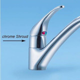 Ideal Standard A963870AA Cleartap Rosette Shroud Chrome Finish FTB11066 5017830488439