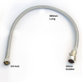 SSH6/C Viva 3/4 BSP Female x 22mm Isolator Compression 900mm Long Flexible Hose FTB5234 5060262730997