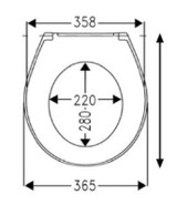 Lecico Duke Standard S/S Hinged Skinny Seat STWHDS1STD FTB6267 Enter EAN number / Barcode