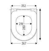 Lecico Universal D shape Soft Close Seat STWHSC2MD FTB6272 Enter EAN number / Barcode