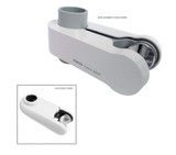Aqualisa 910599 Pinch Grip Shower Head Holder - White 25mm FTB6428 5023942008168
