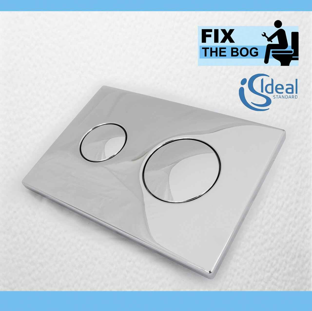 Ideal Standard S4399AA Flushplate Dual Air Pneumatic Conceala 2 Flush