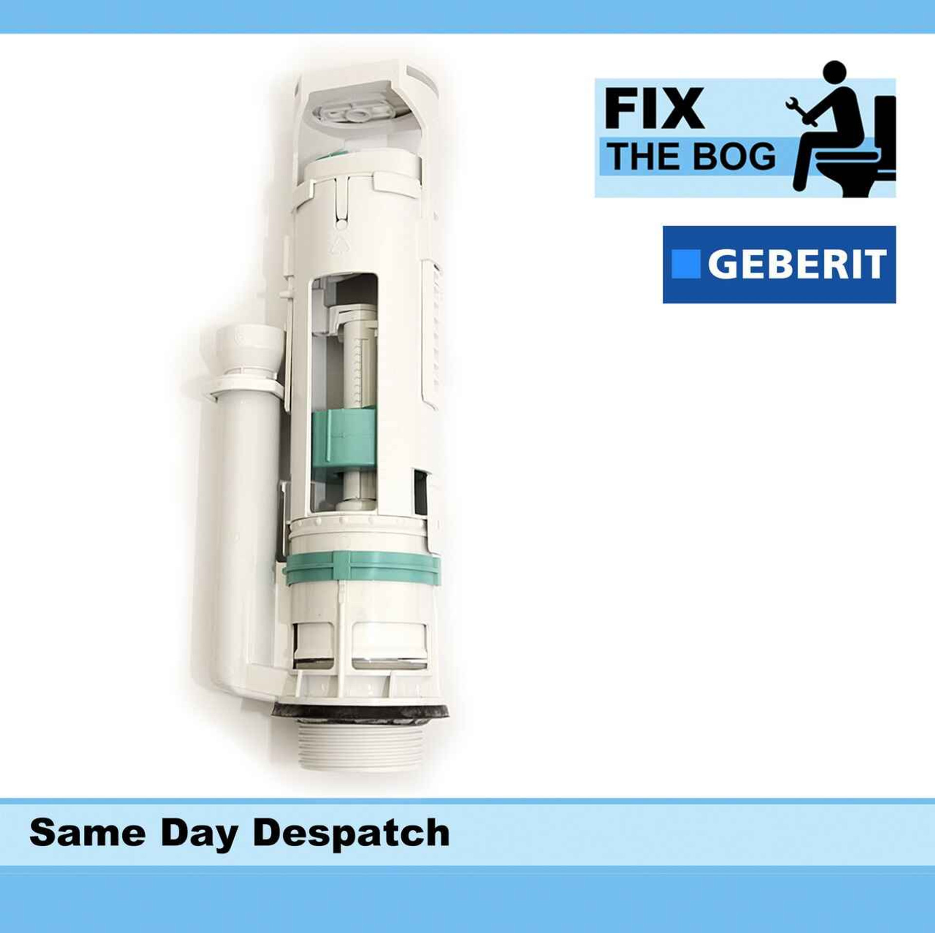 Ideal Standard Geberit Twico I Dual Flush Valve 261.157.00.1 Including