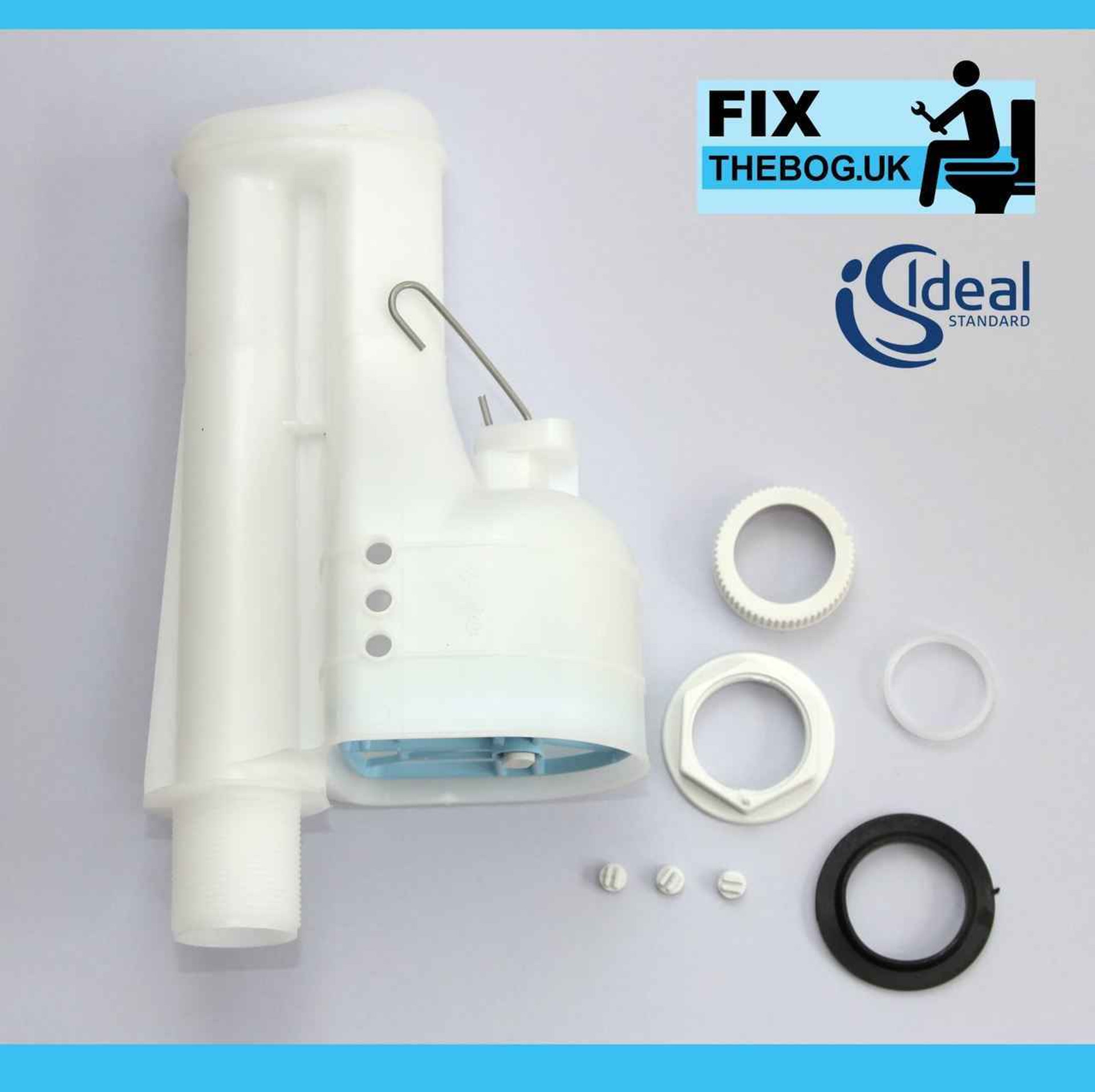 Ideal Standard Seville Toilet Cistern Syphon 10Inch 80C 35 / 52 / 70D