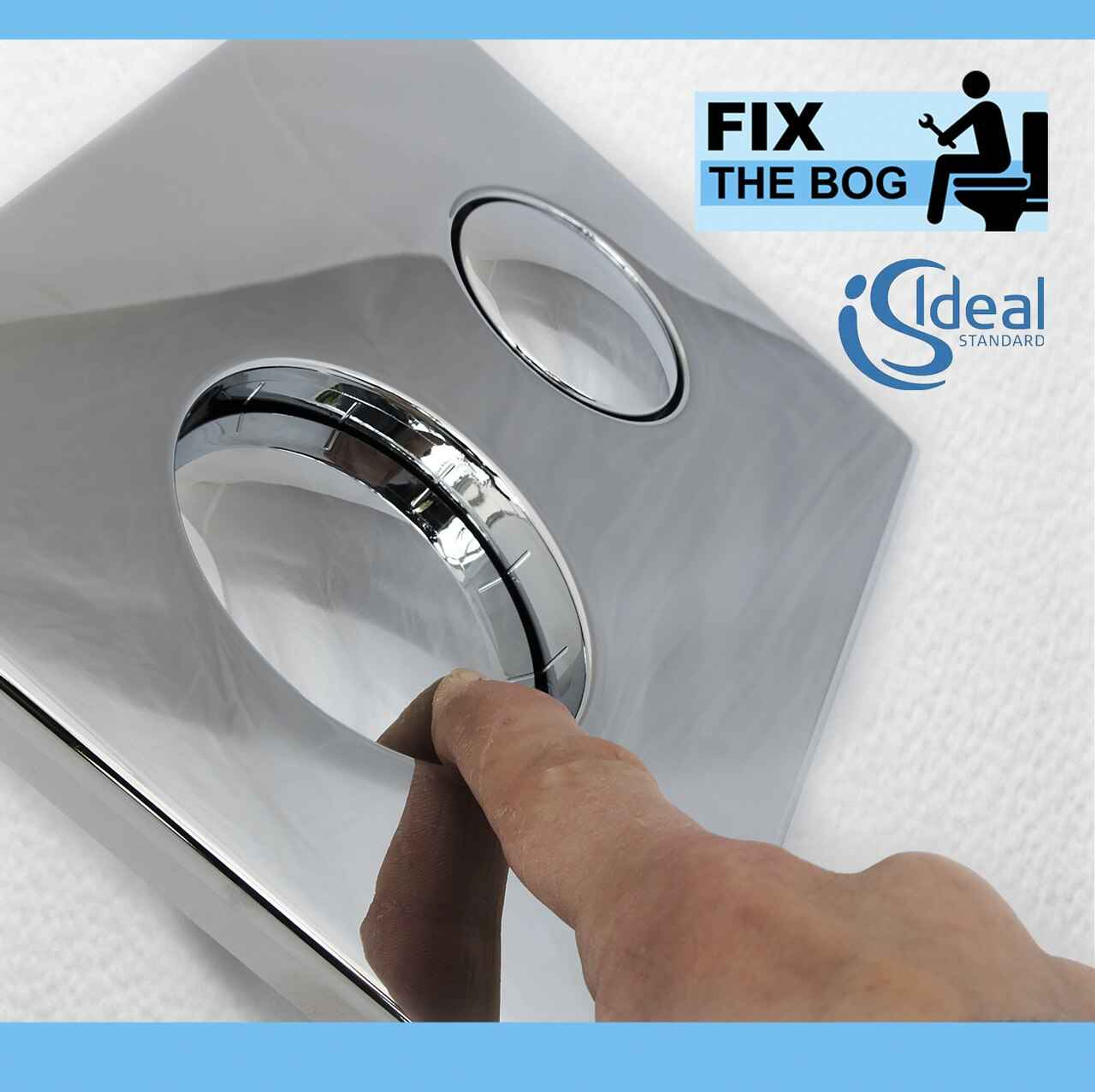 Ideal Standard S4399AA Flushplate Dual Air Pneumatic Conceala 2 Flush Plate FixTheBog Ideal Standard S4399AA Flushplate Dual Air Pneumatic Conceala 2 Flush Plate FixTheBog
