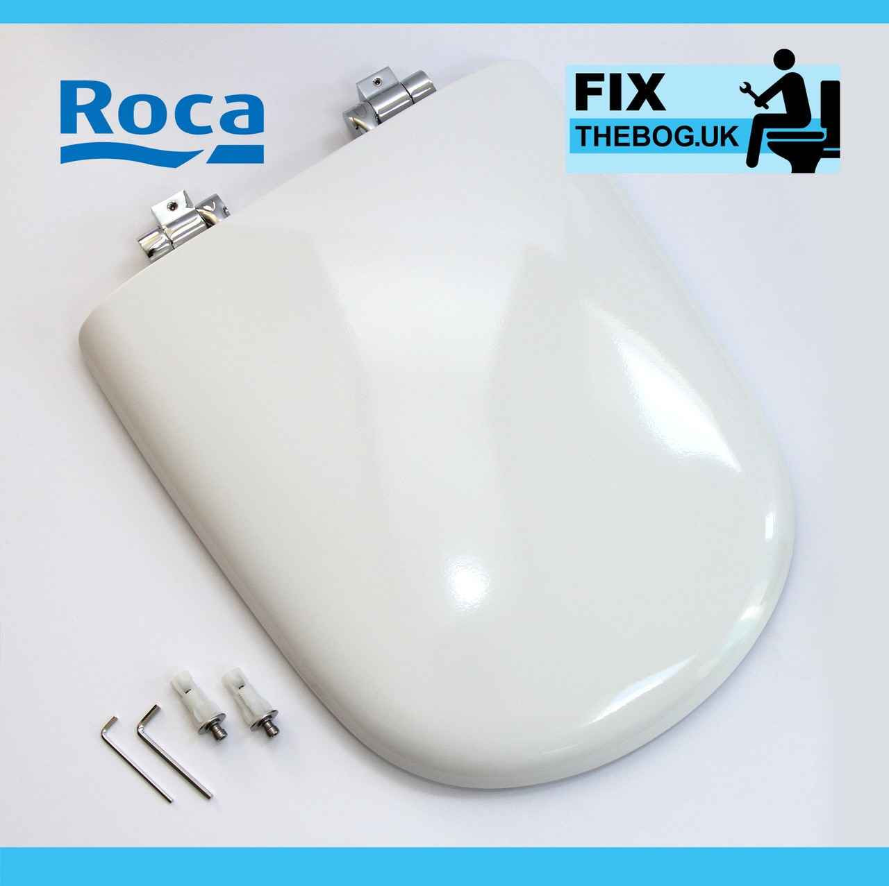 Roca Giralda Replacement Wc Toilet Seat With Soft Closing Hinges 801462004