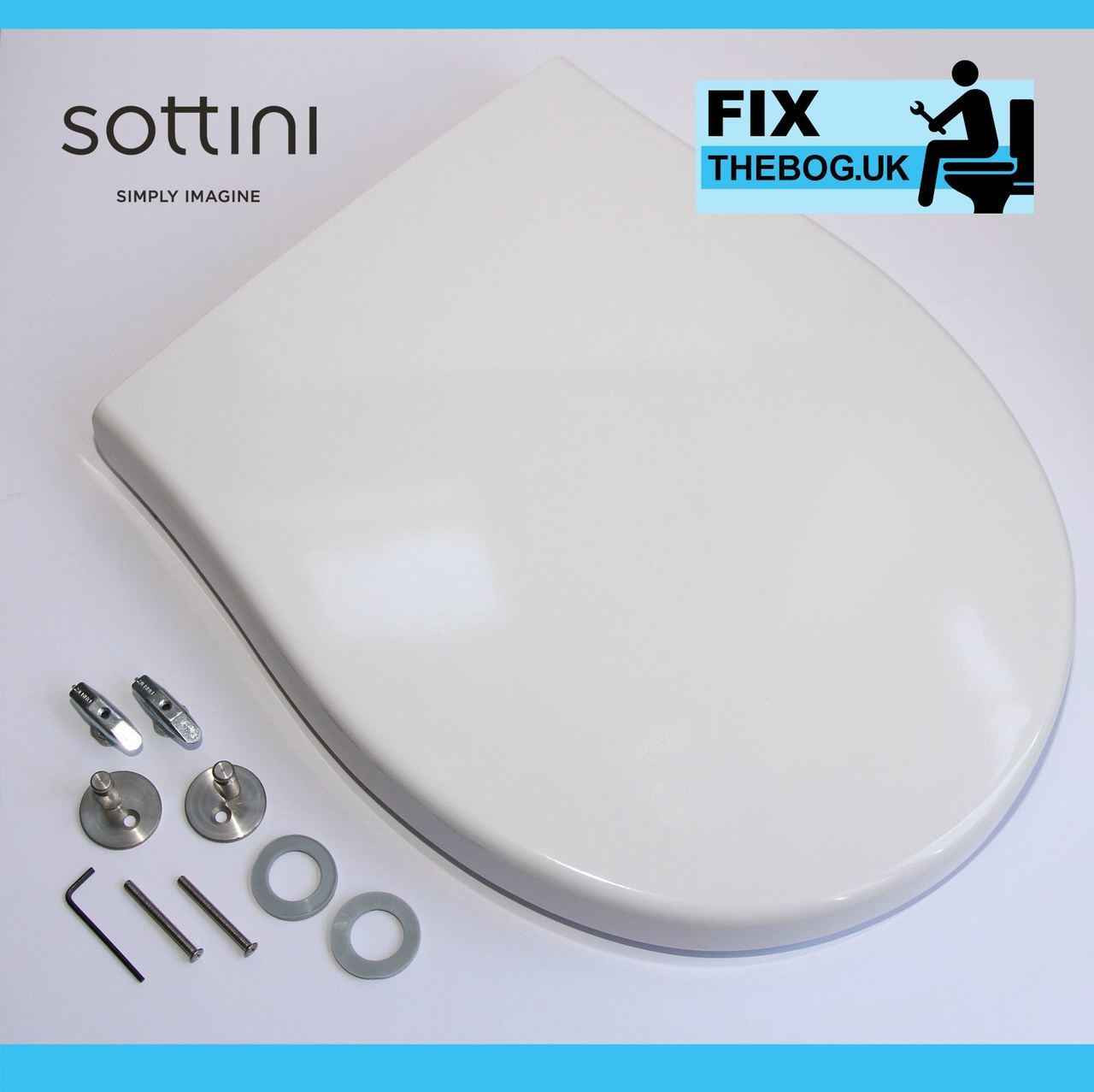Sottini Secrets Swirl Toilet Seat and cover soft Close close hinges