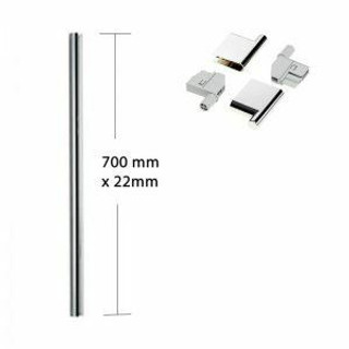 Aqualisa 901512 700mm riser rail and ends - chrome FTB6650 5023942075658