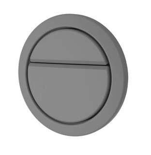 (373557) Dudley Geo Dual flush Grey 73.5mm Push Button FTB12759 0000000000000