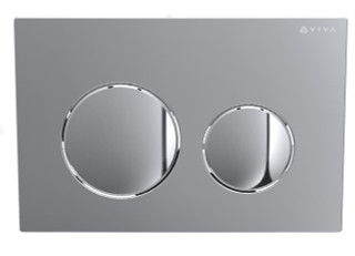 Viva Skylo Ultra10 Gloss Chrome Dual Flush Plate FTB13196 5060262731697