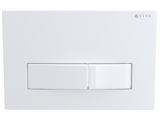 Viva Skylo Ultra23 Gloss White Dual Flush Plate FTB13202 5060262731765 Viva Skylo Ultra23 Gloss White Dual Flush Plate FTB13202 5060262731765