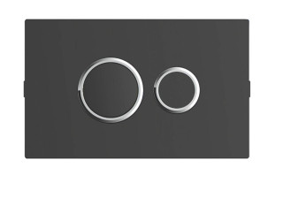 Fluidmaster Pneumatic Flush Plate Matt Black 264X164mm 1000Z-032-P1 FTB13178 5011629030236