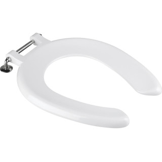 Wirquin Seat only with stainless steel hinge - White SCR53WH FTB13632 5012158669041