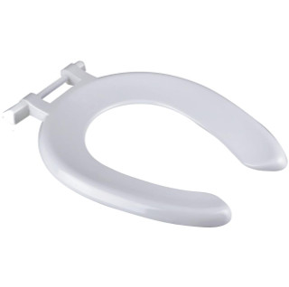 Wirquin CRESCENT JUNIOR Seat only with stainless steel hinge - White SCJ53WH FTB13634 5012158669102