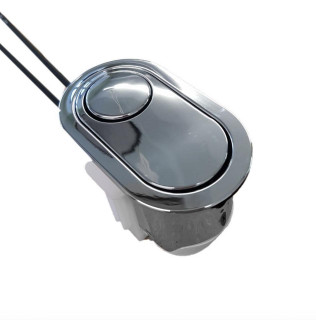 Roca Khroma Dual Flush Button & Cables – Chrome – A822034101 FTB13316 8433291100685