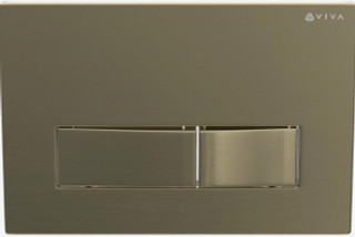 Viva Skylo Ultra24 Brushed Brass Dual Flush Plate FTB13703 5060262732014 Viva Skylo Ultra24 Brushed Brass Dual Flush Plate FTB13703 5060262732014