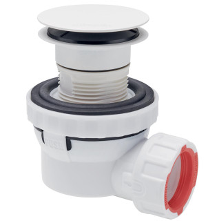 Wirquin Nano 6.7 Quick-Clac Waste & Trap — Matt White Dome 30724956 FTB13930 3375537247660