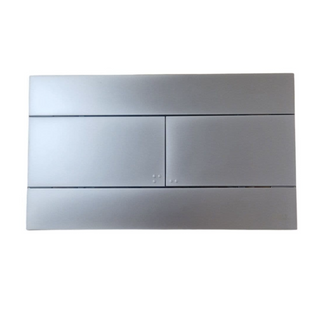 OLI Slim Dual Flush Plate - Matt Chrome 659046
