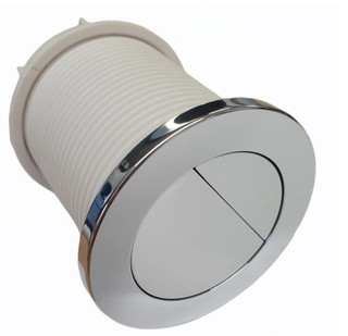 Tavistock Replacement 75mm Dual Flush Button For Torrent/Vortex Cistern - Chrome FTB14070 5061102060977