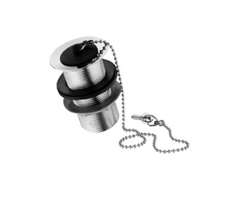 Ideal Standard Unslotted basin waste with plastic plug, chain and woodscrew stay S8715AA FTB14117 0000000000000