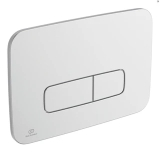 Ideal Standard Oleas P3 Matt Chrome Pneumatic Dual Flush Plate R0124JG FTB14209 3391500580442