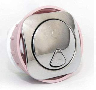 Thomas Dudley Vantage Square Button Dual Flush 73.5Mm 318431 Chrome FTB072 5055639139381